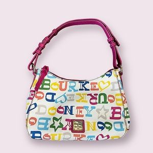 Dooney and Bourke y2k colorful shoulder purse